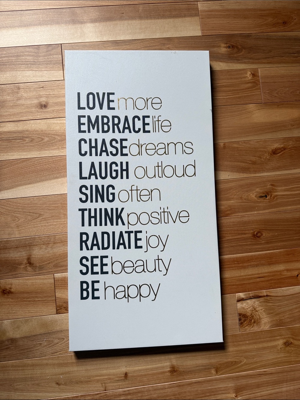 Inspirational Wall Art Canvas - LOVE More